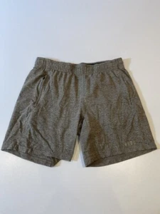 No Bull sportliche leichte 6" Herrenshorts mit Kordelzug Größe Medium grau - Bild 1 von 10