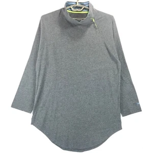 Top Jason Wu per Eva Air Lounge Wear uomo XL grigio cotone collo alto manica lunga - Foto 1 di 7