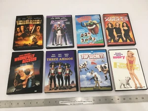 (8) Comedy DVDs - Top Secret, Charlie's Angels, Galaxy Quest, Three Amigos, Mary - Picture 1 of 23