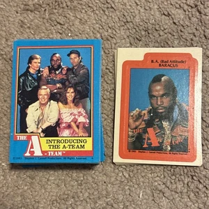 Vintage The A-Team COMPLETE 66 Trading Cards + Checklist + Stickers 1983 TOPPS - Picture 1 of 1