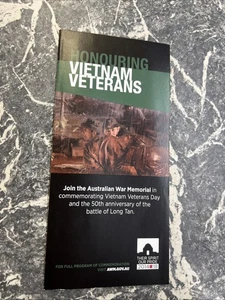 VINTAGE WAR BROCHURE AUSTRALIAN WAR MEMORIAL CANBERRA ANZAC WW1 WW2 VIETNAM - Bild 1 von 4