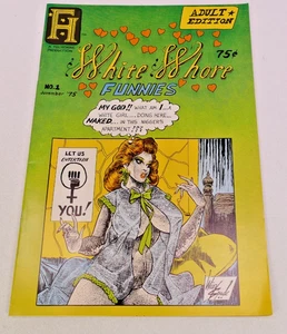 WHITE WHORE FUNNIES #1 fumetto underground - alta qualità/non letto - commix prima stampa - Foto 1 di 19