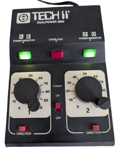 MRC Tech II Dual Power 2800 Train Controller DC Transformer Hobby Power Supply - Picture 1 of 6