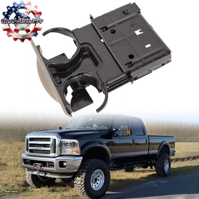 Portavasos de tablero bronceado pergamino para Ford Super Duty 1999-2004 F250 F350 F450 F550 Foto 1 de 4