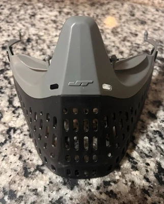 Новый и неиспользованный серый/серый JT Proflex пейнтбол Lowers с подбородочным ремнем - Изображение 1 из 4