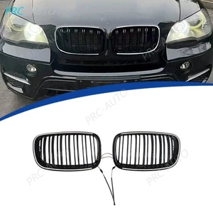 For 2007-2013 BMW X5 E70 E71 Replacement LED Front Bumper Kidney Grille Grill - Picture 1 of 5