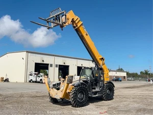 2018 JCB 510-56 56' 10000 lbs Telescopic Reach Forklift Telehandler bidadoo - Picture 1 of 12