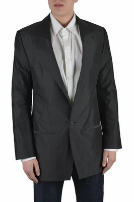 Blazer de seda gris oscuro Dolce & Gabbana "Sicilia" para hombre talla US 38 IT 48 Foto 1 de 3