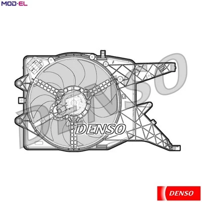 FAN ENGINE COOLING DER20011 FOR VAUXHALL CORSA/Mk/III OPEL Z 13 DTH 1.2L 4cyl - Image 1 of 4
