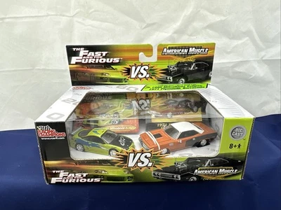 Racing Champions Fast & Furious 1/64 1995 Eclipse y 1971 Plymouth Barracuda Foto 1 de 4