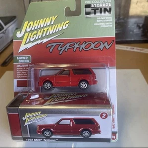 🔥 1/64 1992 GMC Typhoon-Red by Johnny Lightning Collector Diecast toy Sport SUV - Picture 1 of 5