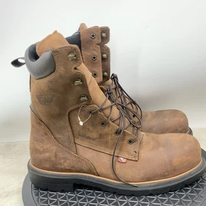 Red Wing Dynaforce 4200 Stiefel Herren Größe 13 Schuhe Braun Leder Sicherheit Stahlkappe - Bild 1 von 9