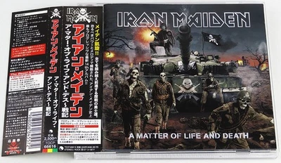 IRON MAIDEN A Matter of Life And Death 2006 1st Press Japan OBI CD+Sticker Foto 1 de 3