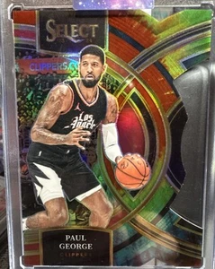 2023-24 Panini Select Premier Level Tie-Dye Prizm Die-Cut /25 Paul George #187 - Picture 1 of 2