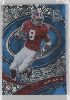 2022 Panini Chronicles Draft Picks Spectra Neon Blue Prizm /99 Julio Jones #46 - Image 1 of 2