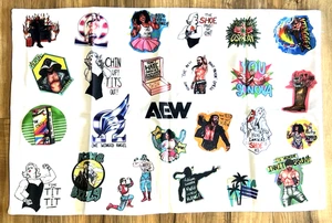 AEW All Elite Crate EXCLUSIVE Retro Drawing Pillowcase - Picture 1 of 1