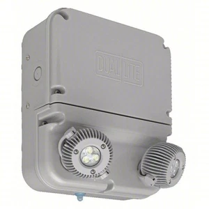 LED Emergency Light: 8 W Lamp Watt, 16 W Emergency Watt, 120V AC 2 8W Lamp Heads - Picture 1 of 1