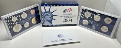 2004S United States Mint Proof Set (11 Piece Set) - Image 1 of 3