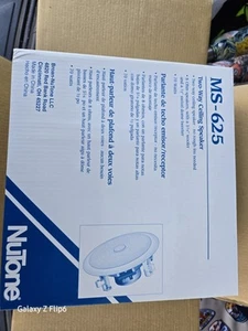 Altavoz de techo bidireccional Broan / NuTone MS625 de 6 pulgadas blanco - Imagen 1 de 7