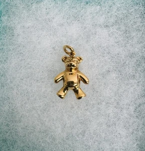 Tiffany Co 18k Gelbgold Teddybär Charm Anhänger  - Bild 1 von 10