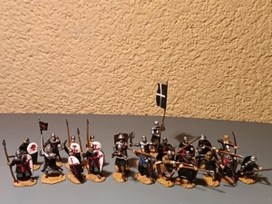 Figuren 1:72 Kreuzritter und Fussvolk  Top Bemalt B - Bild 1 von 13