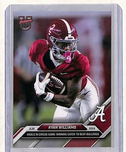 2024 Bowman U Now Ryan Williams RC #19 Game-Winning Catch BAMA! Limited Print - Picture 1 of 2