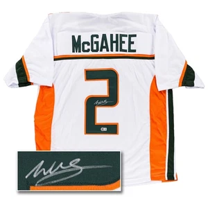 Willis McGahee signiertes Trikot (Beckett) Miami Hurricanes College Football Autogramm - Bild 1 von 6