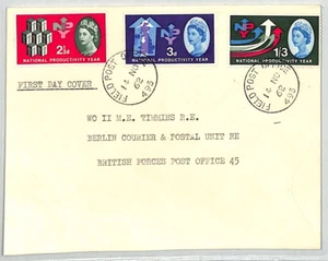 GB QEII 1962 NPY FDC Fuerzas Británicas *FPO.493* CDS Berlín Primer Día Cubierta XE223 - Imagen 1 de 12
