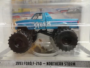 Camioneta pickup Ford F-250 1993 Greenlight Blue '93 North Storm Kings of Crunch - Imagen 1 de 3