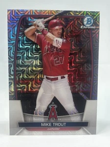 2023 Bowman - Mike Trout #89 Chrome Mojo Refractor - Picture 1 of 2
