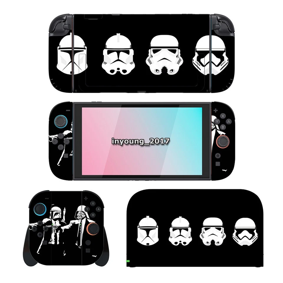 Skin Sticker for Nintendo Switch 2 Console Joycons Vinyl Star Wars Stormtrooper - image 1 of 1