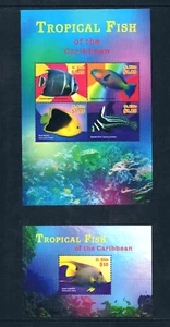 1/3 off $34.50 Scott Value - 2015 ST KITTS Fish 4 s/s Caribbean CV MNH UM NH - Picture 1 of 9