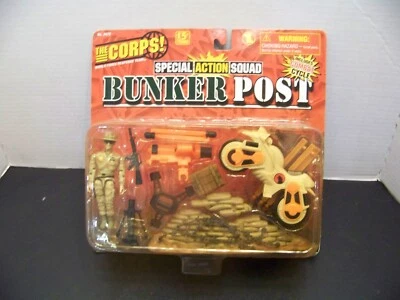 LANARD TOYS THE CORPS SPECIAL ACTION SQUAD BUNKER POST. NEW 1998 - Image 1 of 4
