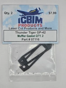 Junta silenciadora Thunder Tiger GP-42 paquete de 2 nuevo en paquete - Imagen 1 de 1