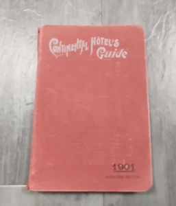 Antique 1901 Premiere Edition Book Continental Hotel's Guide Paris - Picture 1 of 9