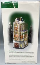 Dept. 56 University Club #58945 Christmas In The City  MISSING FLAGS