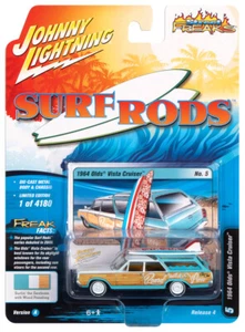 2020 Johnny Lightning *STREET FREAKS 4A* Surf Rods Sea Foam VISTA CRUISER WAGON - Picture 1 of 1