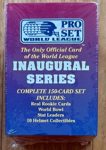 New 1991 PRO SET World League Football 150 Card Complete Set wlaf xfl usfl nfl - Picture 1 of 3