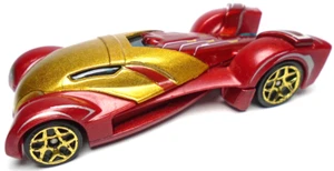 2017 HOT WHEELS MARVEL IRON MAN RED & GOLD 1:64 DIECAST 2 7/8" SUPER HERO CAR - Picture 1 of 6