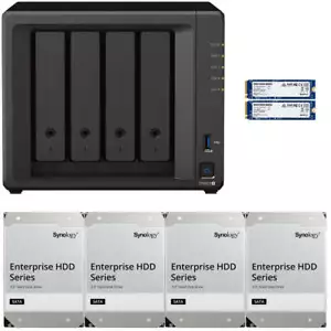 Synology DS923+ 4GB RAM 1.6TB Cache 16TB (4x4TB) of Enterprise Drives - Picture 1 of 1
