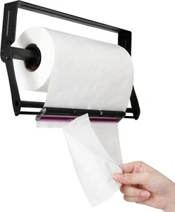 Paper Towel Holder Under Cabinet,Wall Mount Paper Towel Holder, Single Hand - Picture 1 of 7