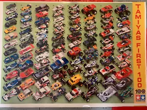 Vintage Tamiya first 100 poster, sign, for vintage RC collectors - Picture 1 of 1