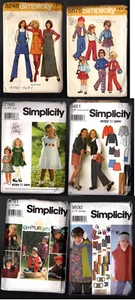 SALE: Vintage Patterns: 6 Simplicity GIRLS CLOTHES #100 - Picture 1 of 4