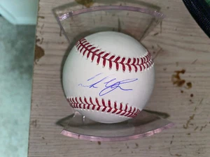 Béisbol Andrew Vaughn Autografiado Rawlings Firmado con Estuche Medias Blancas - Imagen 1 de 2