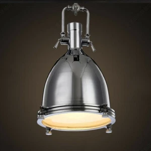 Modern Ceiling Light Kitchen Pendant Lamp Fixture Polished Nickel Lighting Retro - Picture 1 of 6