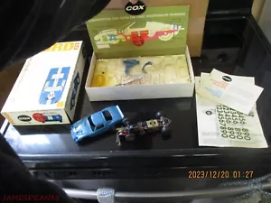 Vintage COX FORD GT SLOT CAR RACER 1/32 IN BOX PAPIERE - Bild 1 von 12