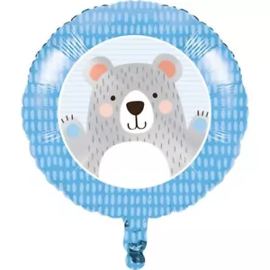 Birthday Bear Foil Balloon 18" Birthday Bear Party Supplies and Decorations - Picture 1 of 1