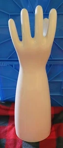 Vintage General Porcelain 22" Large Rubber Glove Industrial Mold Left Hand - Picture 1 of 9