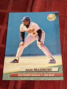 1992 Ultra Mark McLemore Baltimore Orioles #304 (C) - Bild 1 von 2