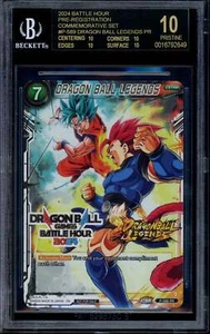 2024 DBS Battle Hour Pre-Registro Dragon Ball Legends BGS 10 PRESTINE BL - Imagen 1 de 2